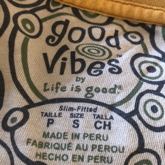 Life is Good - Good Vibes T-shirt - Picture 2 of 4